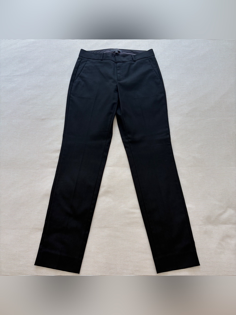 Banana Republic Ryan Curvy Fit Black Trouser